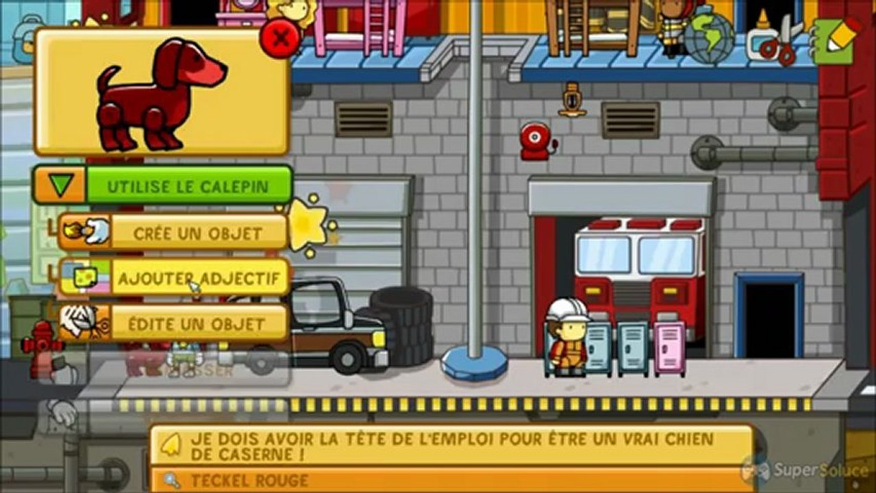 Soluce Scribblenauts Unlimited : La Caserne de la Capitale - Fragment n°9