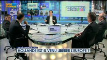 Hollande est-il venu libérer l’Europe ? - 5 février - BFM : Les décodeurs de l'éco 3/5