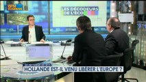 Hollande est-il venu libérer l’Europe ? - 5 février - BFM : Les décodeurs de l'éco 2/5