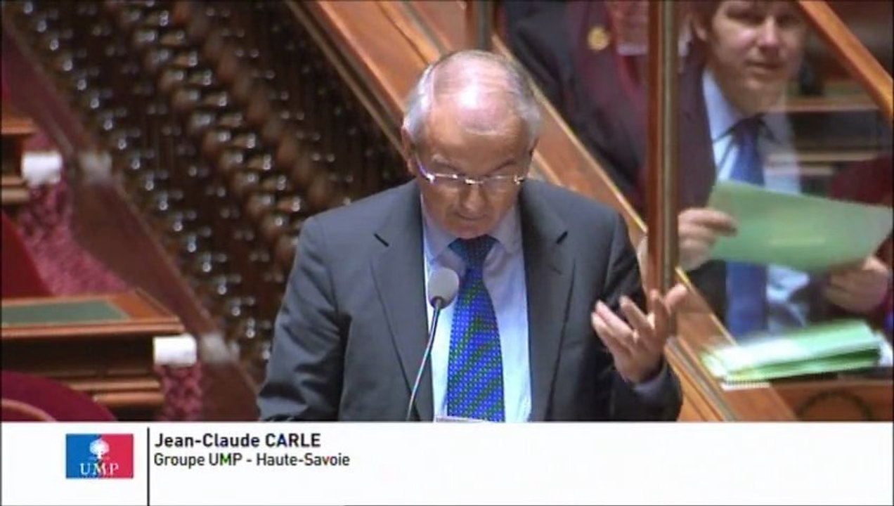 Jean-Claude Carle, Sénateur de la Haute-Savoie : Statut des formateurs occasionnels