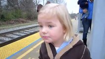 Fascinated by the Train.