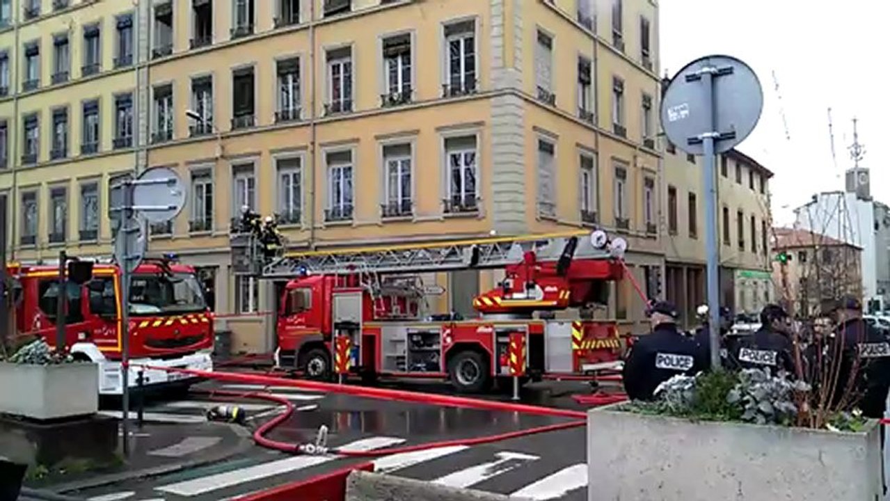 Lyon 9 appartement incendie fevrier 2013