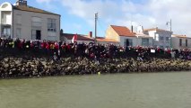 Vendée Globe. Arrivée de Jean Le Cam aux Sables d'Olonne (4)