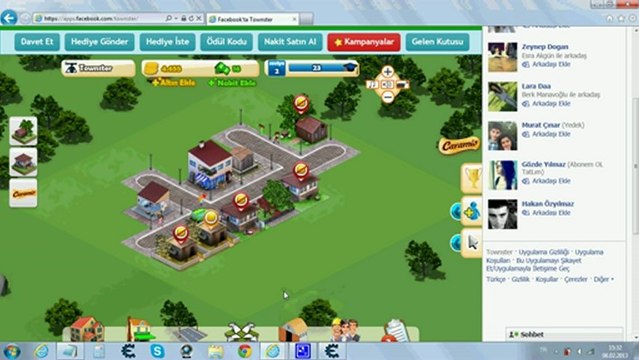 Facebook Townster Oyununda Para Ve Level Hilesi %100 Çalışıyor