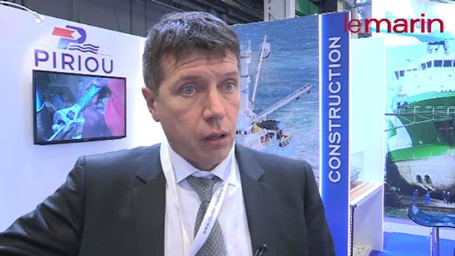 Interview de Pascal Piriou, PDG du groupe naval Piriou, au salon Euromaritime