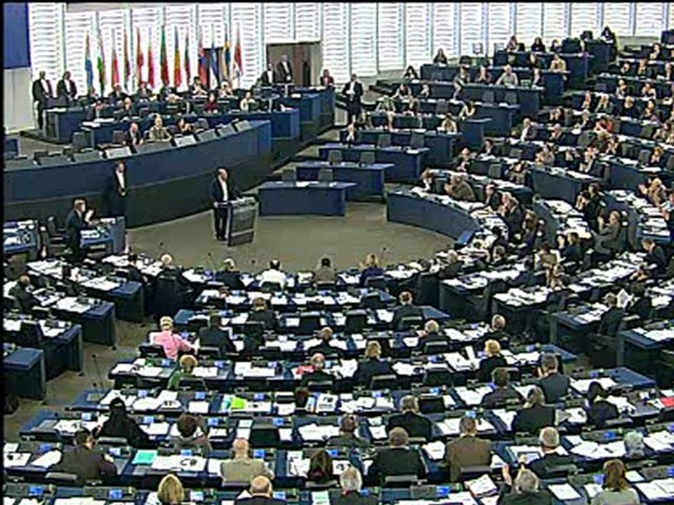 Moncef Marzouki au Parlement européen de Strasbourg