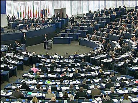 Moncef Marzouki au Parlement européen de Strasbourg