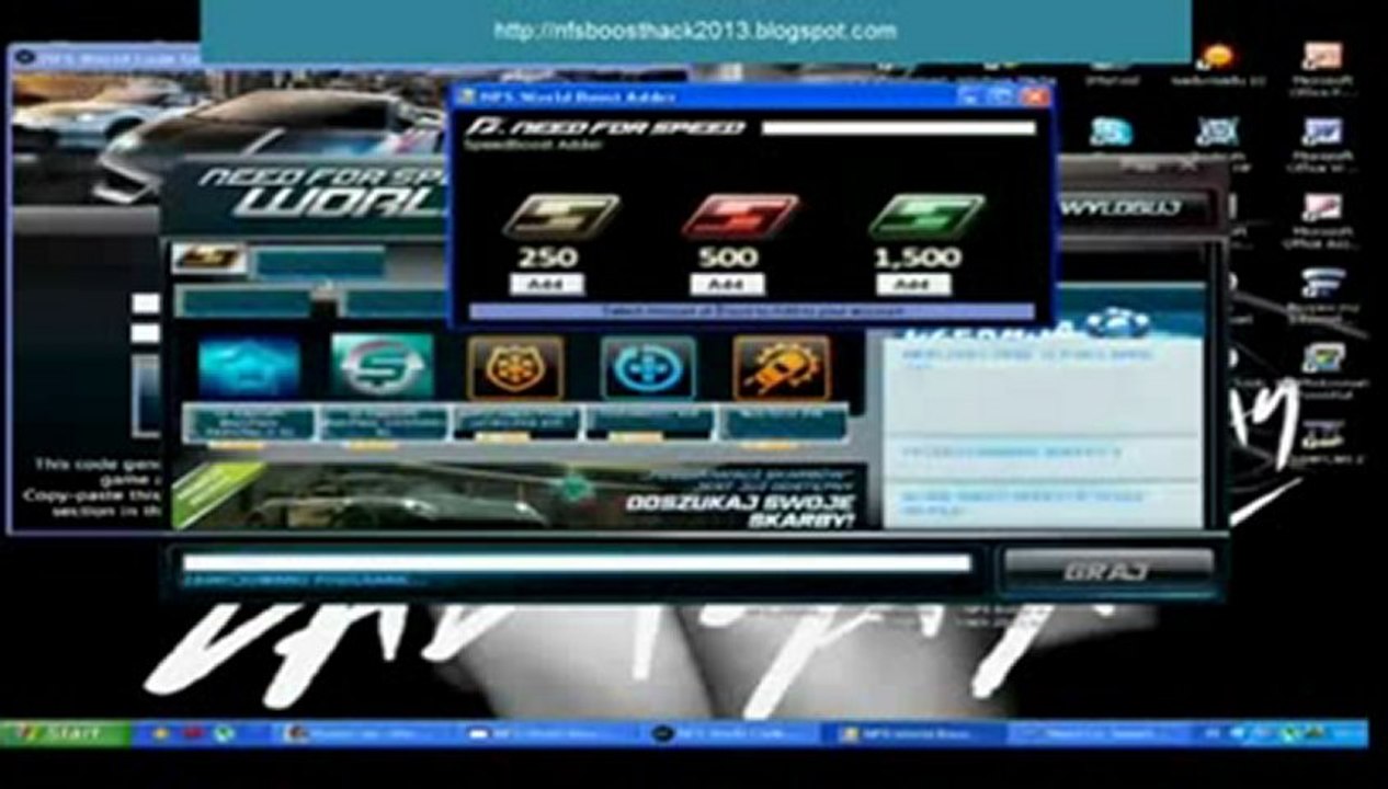 Need for Speed World Boost Hack [NEW 2013] \ FREE Download , téléchargement