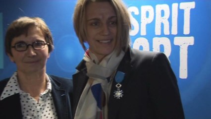 Remise de la médaille de l’ordre du mérite à Sandrine Soubeyrand