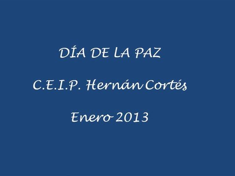 CEIP HERNAN CORTES MURALES Y FOTO DÍA DE LA PAZ