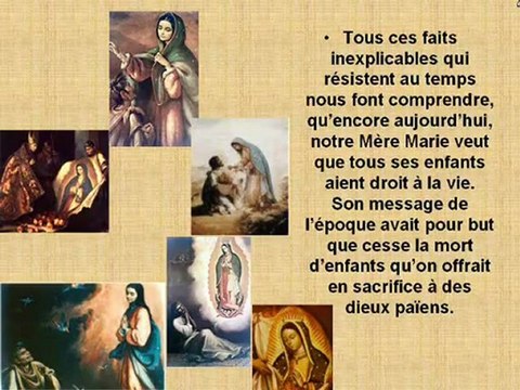 FIN DES TEMPS & CALENDRIER MAYA Les signes-SCIENCE 2-16 (La Vierge de Guadalupe 2)
