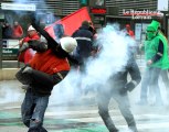 ArcelorMittal : face à face violent à Strasbourg