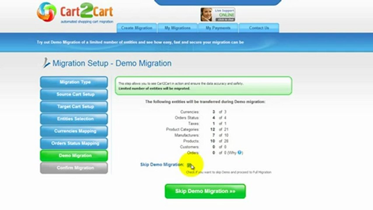 How to Migrate from osCommerce to PrestaShop with Cart2Cart
