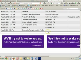 BOA Loan Mod 2012 #8 Signature Confirmation FedEx Env Recd at BOA