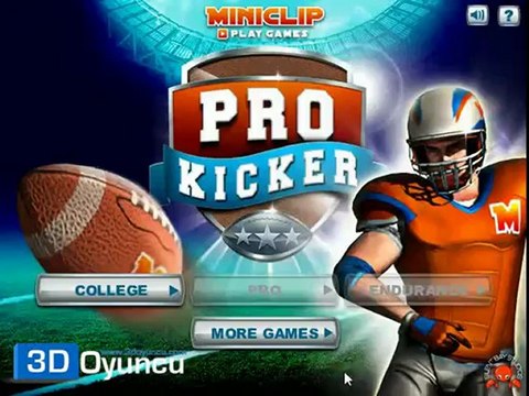 3D Usta Golcü - 3D Spor Oyunları