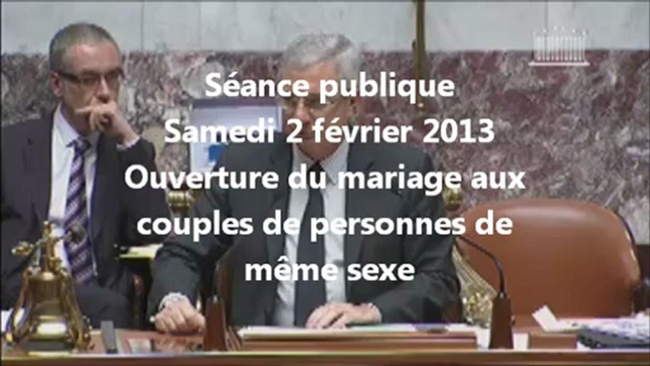 Interventions Francois Rochebloine débat mariage pour tous