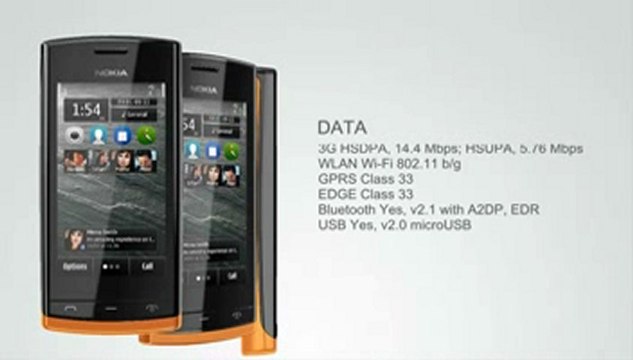 Nokia 500 Black Symbian Anna OS GSM Cell Phone