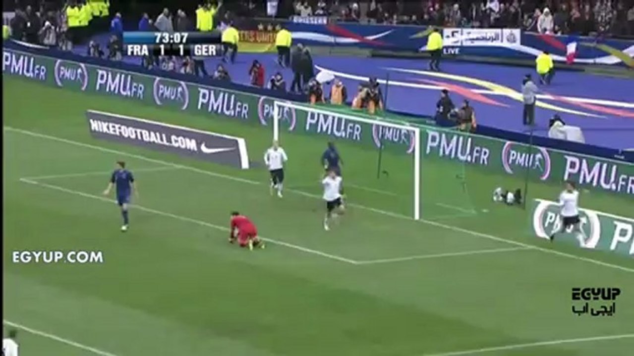 اهداف مباراة المانيا وفرنسا 6/2/2013