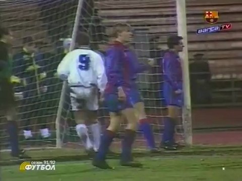 ЛЧ 1991-1992 обзор матча Динамо К - Барселона