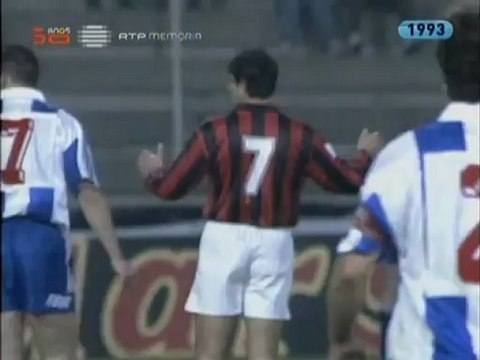 ЛЧ 1992-1993 обзор матча Порто-Милан