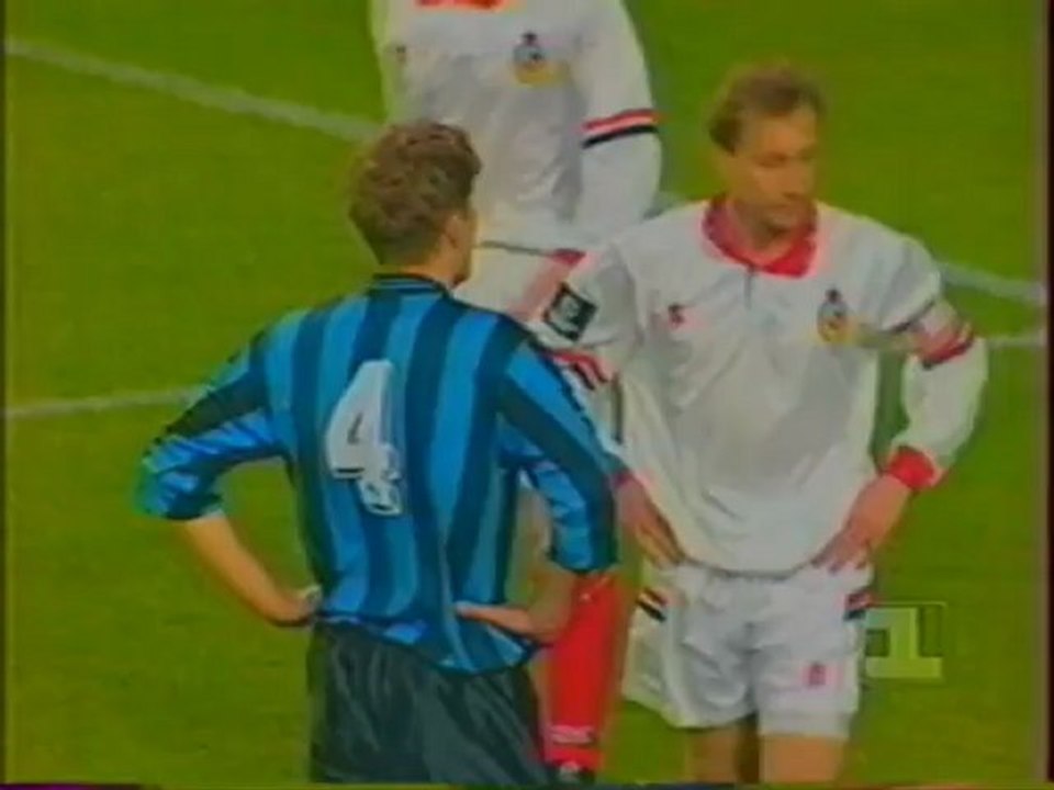 ЛЧ 1992-1993 обзор матча  ЦСКА-Брюгге