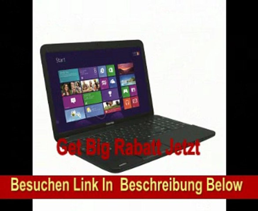 Toshiba Satellite C850-1DD 39,6 cm (15,6 Zoll) Notebook (Intel Celeron B830, 1,8GHz, 4GB RAM, 500GB HDD, Intel HD, DVD, Win 8)