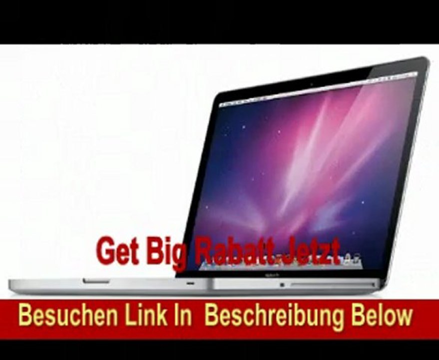 Apple MacBook Pro MD318D/A 39,1 cm (15,4 Zoll) Notebook (Intel Core i7-2675QM, 2,2GHz, 4GB RAM, 500GB HDD, AMD HD 6750M, Mac OS)