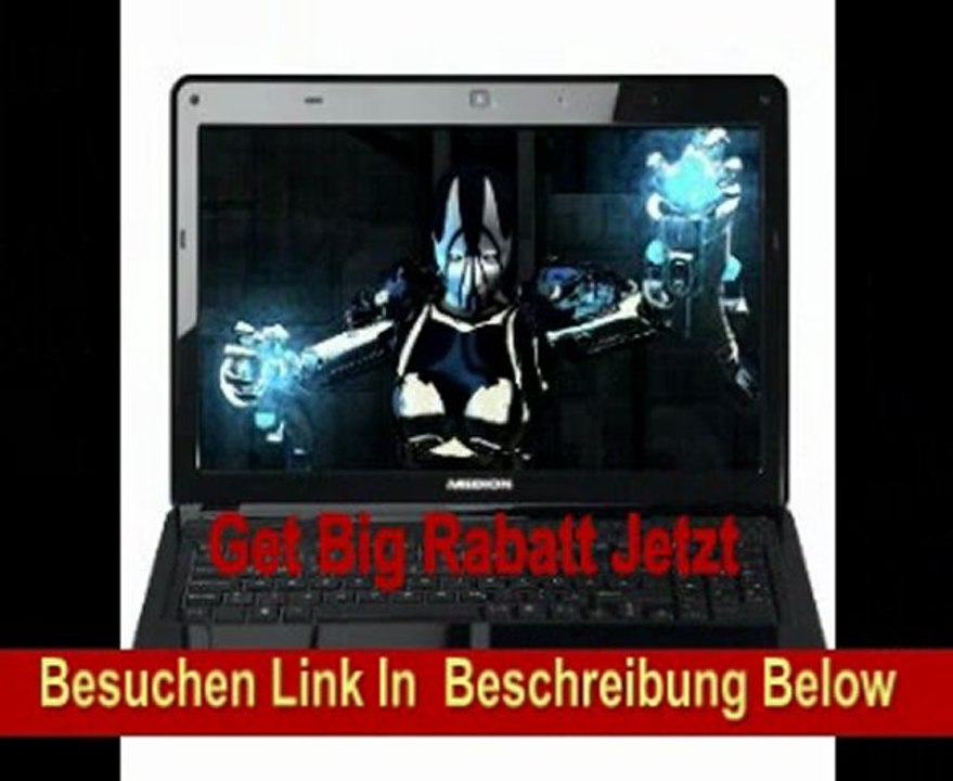 Medion Erazer X6815 39,6 cm (15,6 Zoll) Notebook (Intel Core i7 2670QM, 2,2GHz, 4GB RAM, 500GB HDD, DVD, Blu-ray, Full HD, Win 7 HP) schwarz