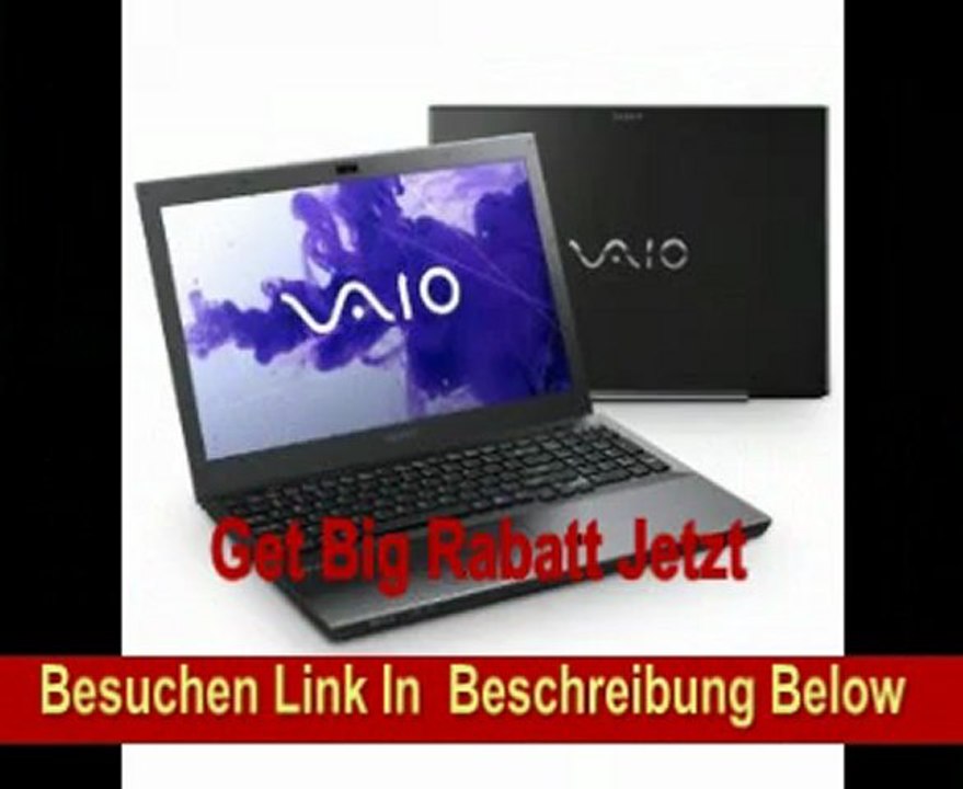 Sony Vaio SE1C9E/B 39,3 cm (15,5 Zoll) Notebook (Intel i5 2430M, 2,4GHz, 4GB RAM, 128GB HDD, AMD Radeon HD 6630M, DVD, Win 7 Pro) schwarz