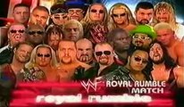 WWF Royal Rumble 2000 Matchcard