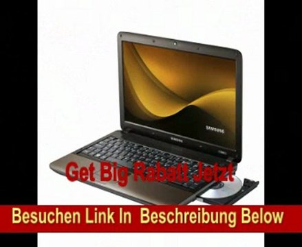 Samsung R540 Madrid 39,6 cm (15,6 Zoll) Notebook (Intel Core i3 350M, 2,3GHz, 4GB RAM, 500GB HDD, ATI HD 5145, DVD, Win 7 HP) braun