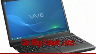 Sony Vaio EH3E0E/B 39,4 cm (15,5 Zoll) Notebook (Intel Pentium B960, 2,2GHz, 4GB RAM, 500GB HDD, NVIDIA 410M, DVD, Win 7 HP) schwarz