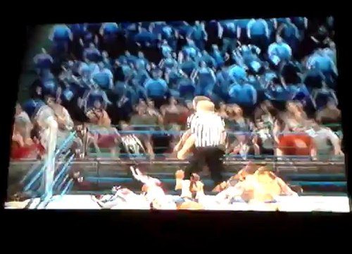 Randy Orton, WWE Tag Team Champions Daniel Bryan & Kane vs Intercontinental Champion Wade Barrett, Cody Rhodes & Damien Sandow