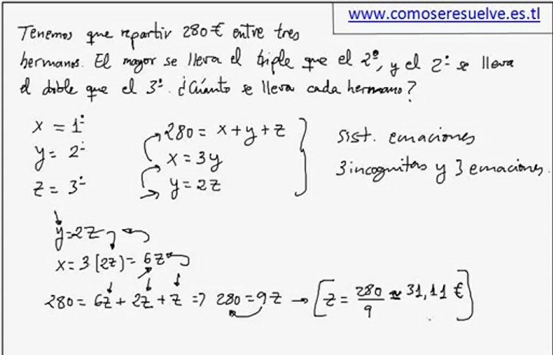 Resolver Sistemas De Ecuaciones 3 Incógnitas Online