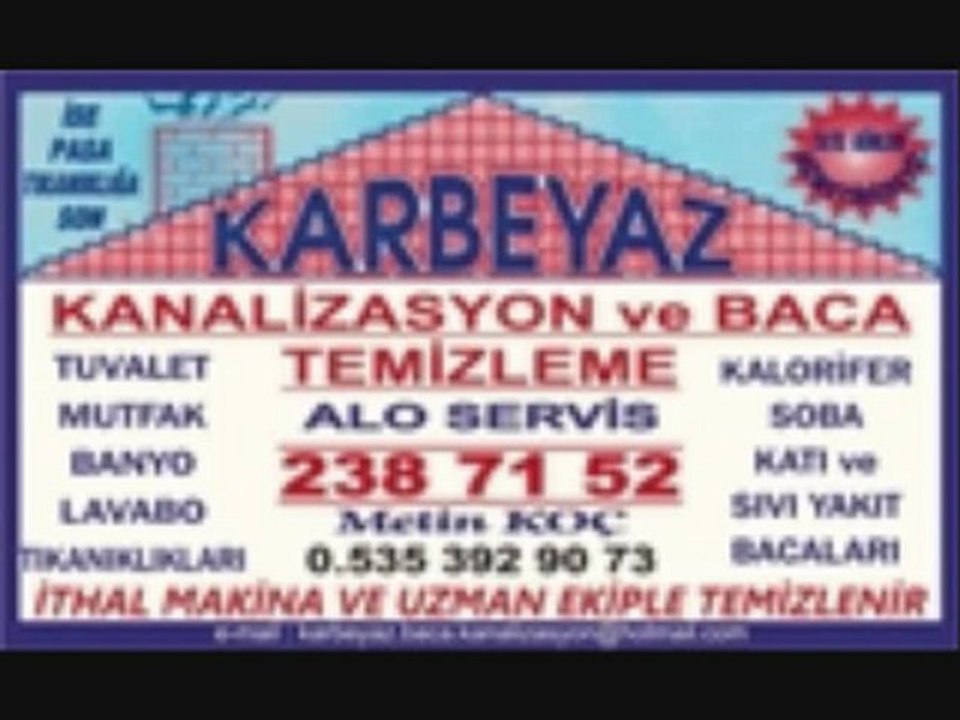 karbeyaz baca kanalizasyon