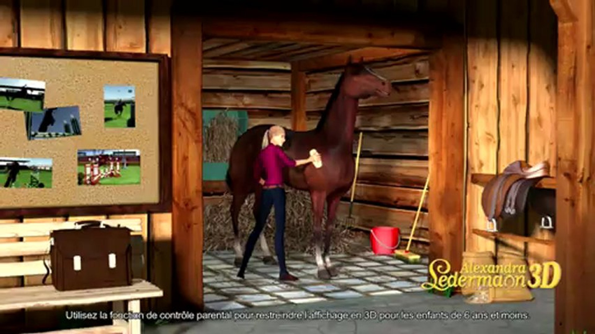 Alexandra Ledermann 9 - Le mystère des chevaux sauvages en 3D - Vidéo de  lancement [FR] - Vidéo Dailymotion