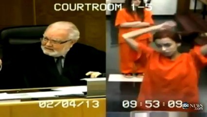 Elle écope de 30 jours de prison pour avoir fait un doigt d'honneur au juge