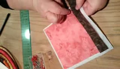 TUTO COUTURE PAPIER 1 BLOCS A