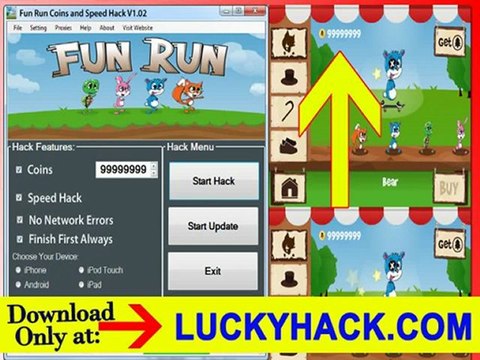 Descargar Fun Run Hack for 99999999 coins No JailBreak