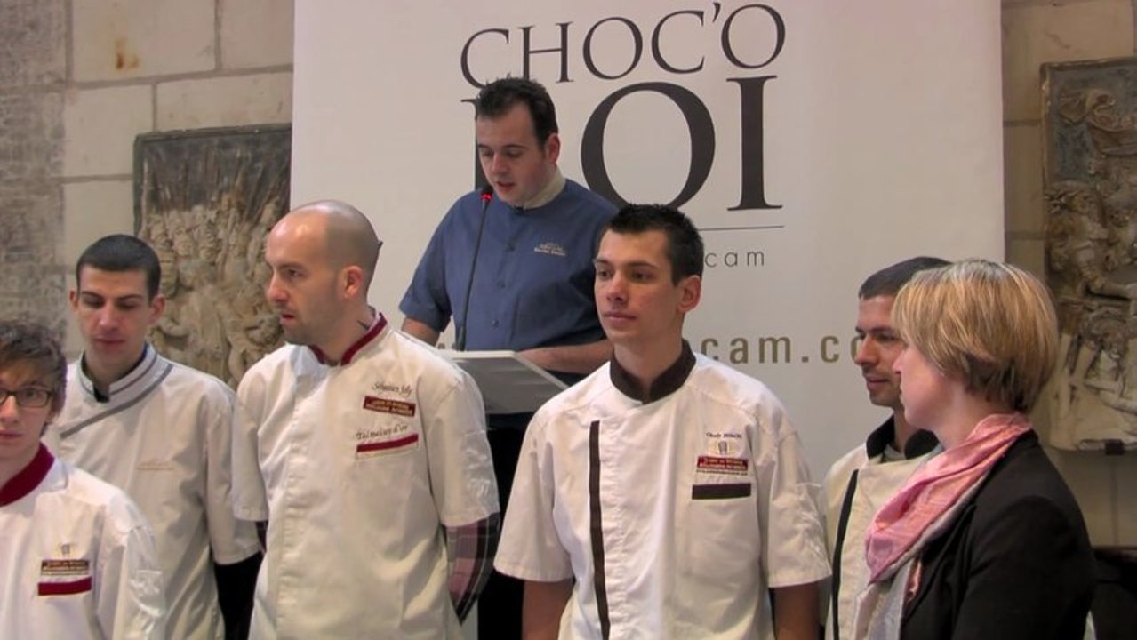 Discours de lancement du gâteau Choco'roi