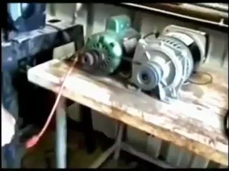 3000 Watt Generator Powers Itself, Grinder & Drill Press.