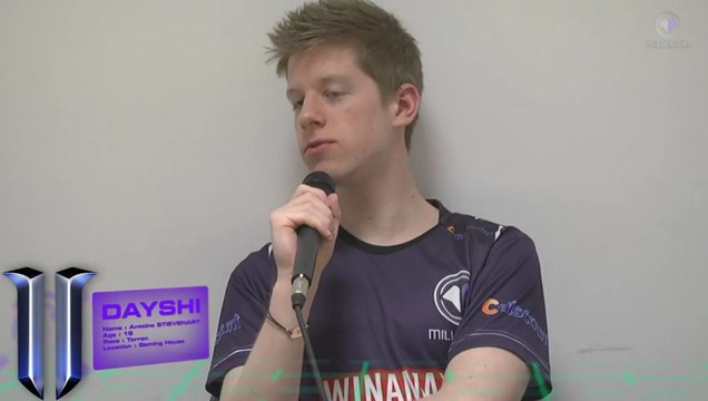 Dayshi en Interview à la Gaming House - Championnat Francophone
