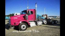 2009 Kenworth tri axle lift axle T800 for sale