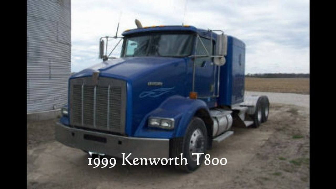 1999 Kenworth t800 flat top sleeper for sale