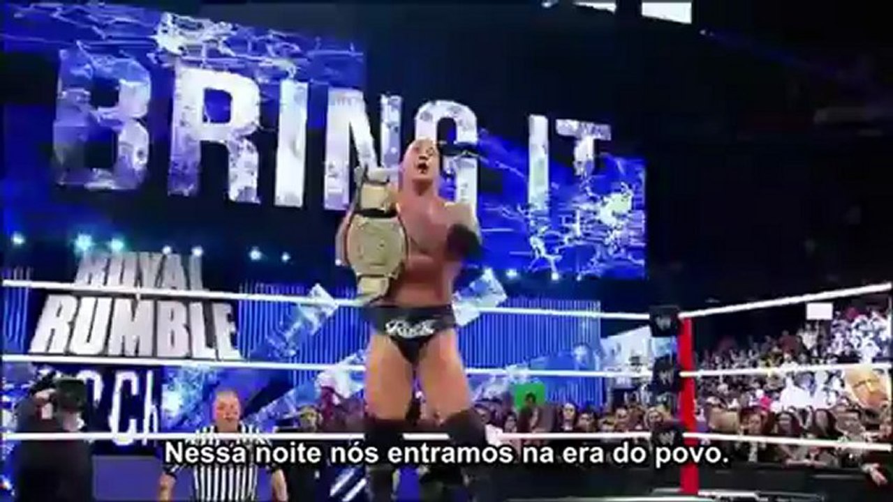 The Rock se torna WWE Champion no Royal Rumble (WWE Legendado) - Raw 4 de fevereiro de 2013 Feb. 4, 2013