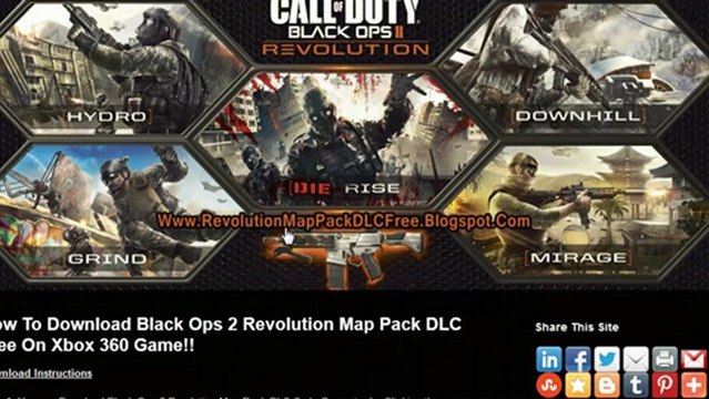 Call of Duty: Black Ops 2 Revolution Map Pack DLC Free Download