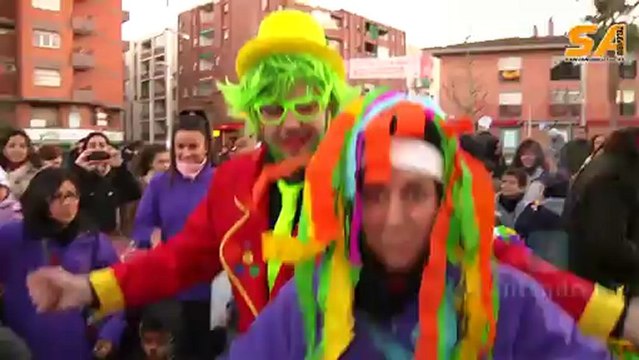 070213 Arribada rei carnestoltes a Sant Andreu de la Barca