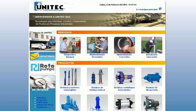 UNITEC SAC | Bombas para desague | Bombas para agua | Bombas sumergibles | Lima - Peru