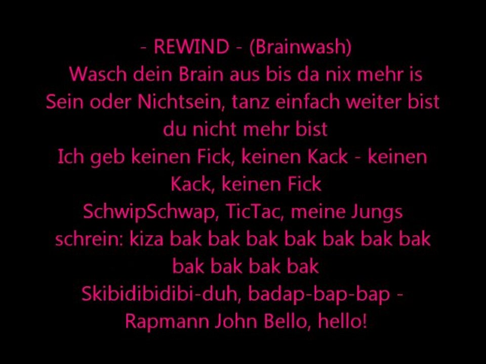 Kool Savas - Brainwash (lyrics)