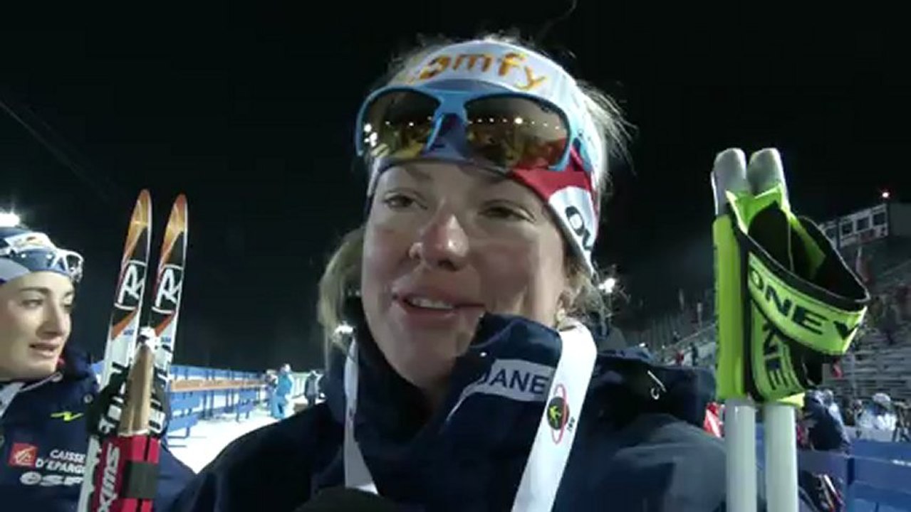 Itw de Marie-Maure Brunet et Marie Dorin - Médaillé d'argent relais Mixte Nove Mesto